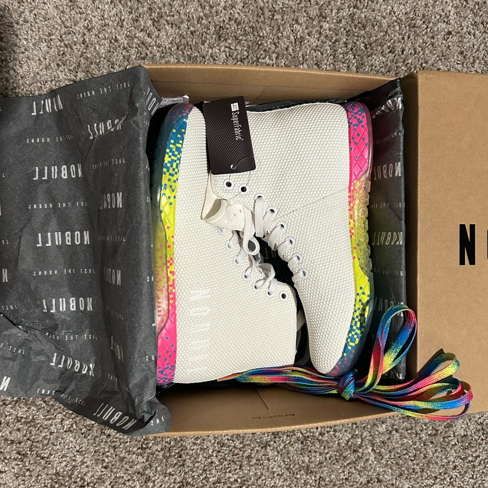 No Bull high top glitch trainer